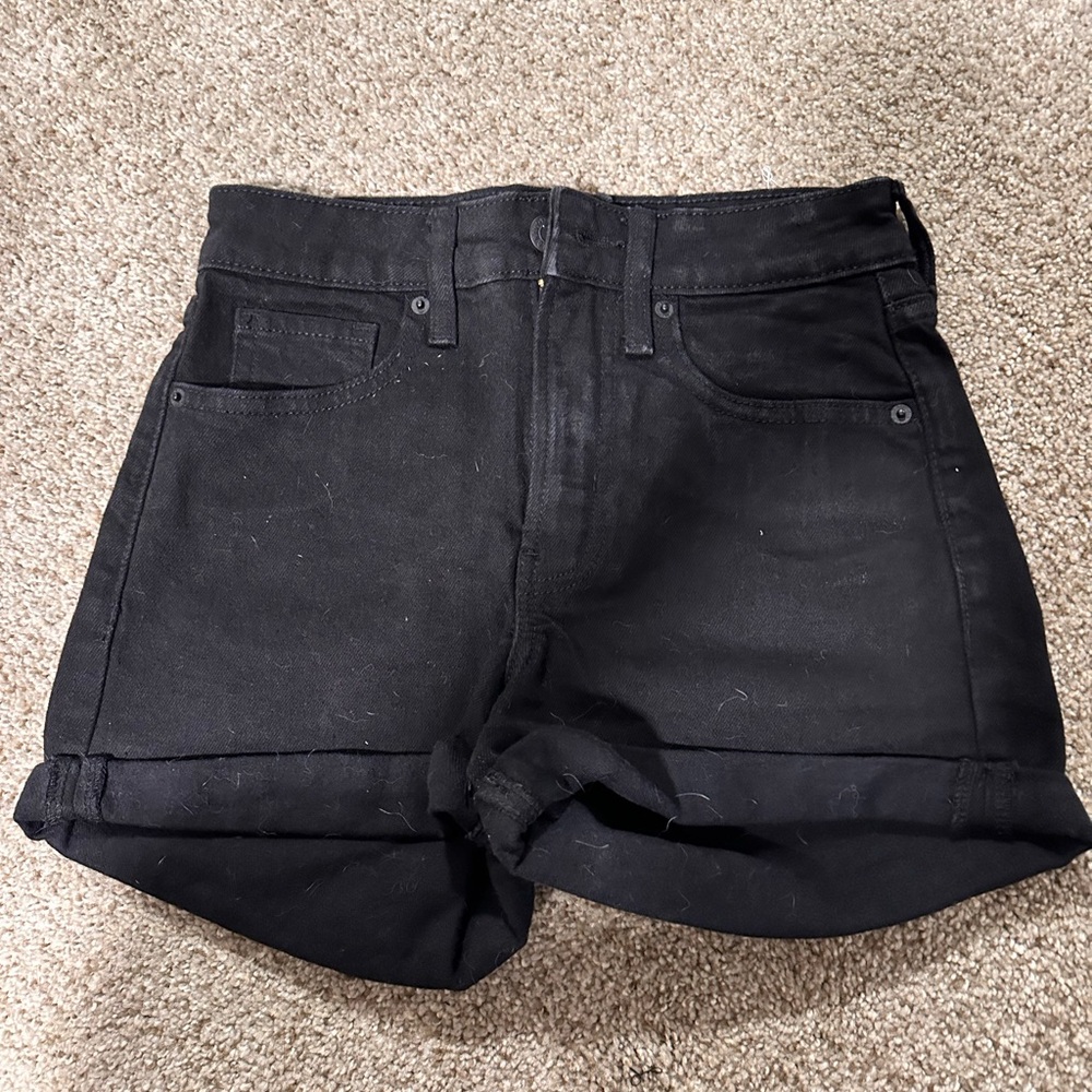 Black high rise old navy shorts